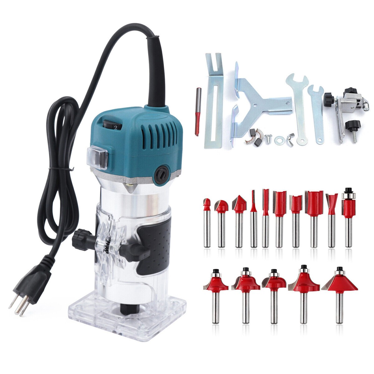 Handheld Electric Trimmer Palm Router Laminate Wood Woodworking 