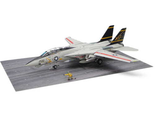 Juego de lanzamiento de portaaviones TAMIYA 61122 - 1:48 Grumman F-14A Tomcat (modelo tardío) - Imagen 2 de 12