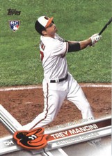 2017 Update Series #US227 Trey Mancini Baltimore Orioles Rookie Debut