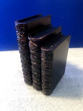 Collectible Art Deco Style Bronze Book Set