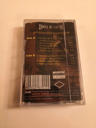 Cradle of Filth Bitter Suites to Succubi MC cassette Dimmu Borgir Ancient - Picture 2 of 3