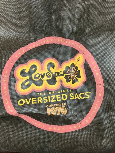 LoveSac große übergroße wiederverwendbare Einkaufstasche Einkaufstasche RAR - Bild 5 von 24