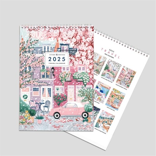 2025 Travel Checklist Calendar from 01/2025 to 12/2025 Wall Monthly Calendar - Picture 6 of 8