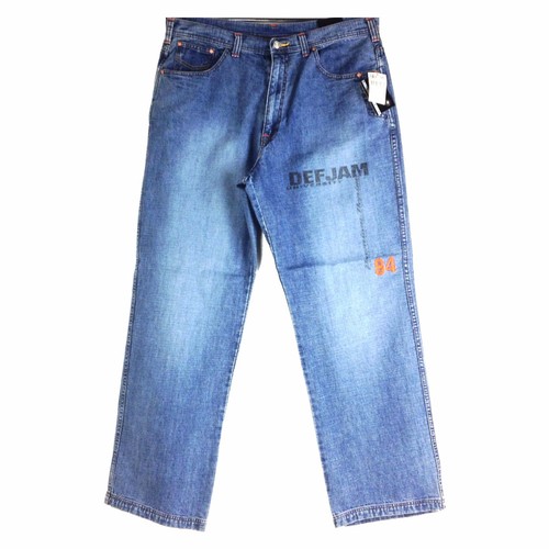 Def Jam University, Vintage, Old School Baggy, Assorted Style, Men's Long Jeans, - Picture 2 of 21