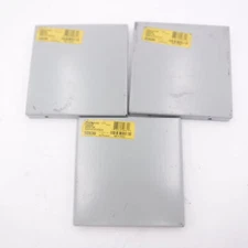 3 Pack 6" Hoffman NVENT Wireway Closure Plate F66GCPNK  Gray