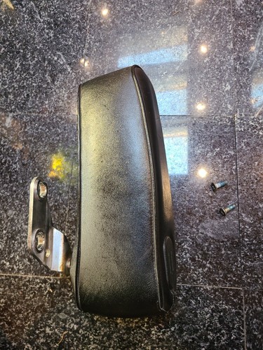 Mercedes 560SL Center Armrest Black R107 C107 w/ hardware Leather OEM original - Bild 6 von 12