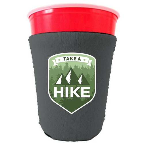 Coolie taza plegable de fiesta de neopreno Take A Hike - Imagen 4 de 18