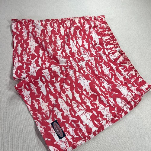 Bañador Vineyard Vines Para Hombres S Rosa Forrado de Tiburón Pantalones Cortos Playa Natación Clásico - Imagen 5 de 19