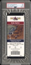 Adam Wainwright PSA 7 Signed Cardinals MLB Debut FULL Ticket GEM MINT 10 AUTO