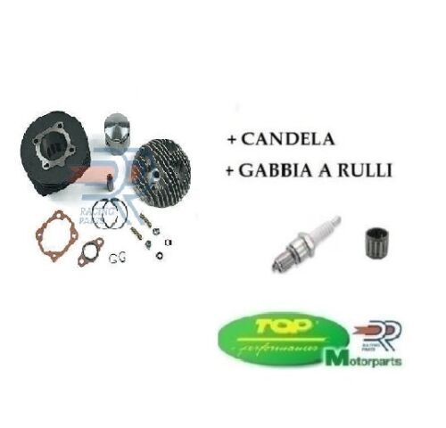 KT00015 GRUPPO TERMICO DR D.57 130CC PER VESPA 125 PK S +GABBIA+CANDELA - Imagen 1 de 1