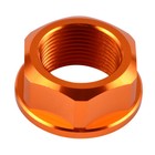 M25 Rear Axle Shaft Lock Nut Rim For KTM 1090 1190 Adventure R 2014-2022 Orange