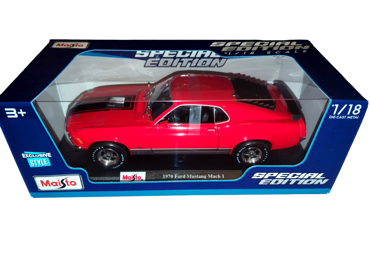Maisto 1:18 - 1970 Ford Mustang Mach 1 Special Edition