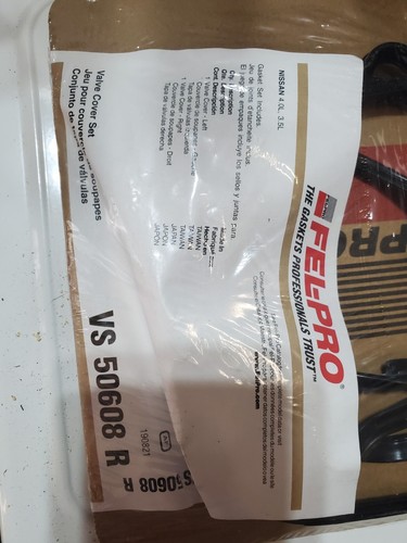 NEW Engine Valve Cover Gasket Set Fel-Pro VS 50608 R Ships Fast/FREE - Foto 2 di 2
