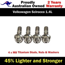 Titanium Turbo Charger Stud Kit For Volkswagen Scirocco 1.4L
