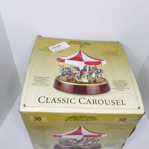 Mr. Christmas Gold Label Classic Carousel Plays 30 Christmas Carols & Classics - Picture 7 of 9