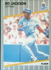 Kansas City Royals Fleer 1989 285 Bo Jackson