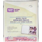 White 8.5x11 Album Scrapbooking Page Refills