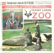 SAINT LOUIS ZOO St. Louis MISSOURI 3d View-Master 3 Reel Packet NEW SEALED