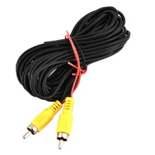 6M Male-Male  Car Reverse Rear View Parking Camera Video AV Cable Cord