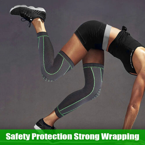 2PCS Ginocchiere Compressione Ginocchiere Supporto Ingranaggio Sport Lesioni Articolari Dolori - Foto 11 di 15