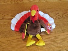 NEW TY Beanie Baby - "Gobbles" The Turkey - 1996 - Retired