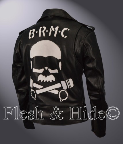 Marlon Brando Johnny Strabler BRMC The Wild One Classic Double Rider Jacket - Picture 5 of 5