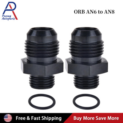 Nitrous Express 6AN to 8AN ORB Filter fitting for Lightning 375
