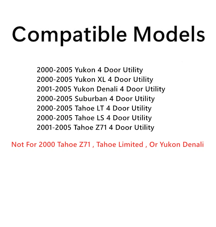 Fits 00-05 Chevrolet Tahoe Suburban Back Tailgate Window Glass Rear Heated Foto 2 de 4