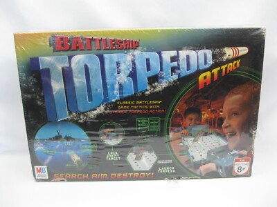 Battleship Torpedo Attack Board Game Hasbro 2007 Milton Bradley New Sealed
