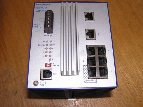 Hirschmann RS2-TX/TX 943 654-201 943654201 Managed Switch IE excellent condition - Imagen 1 de 10