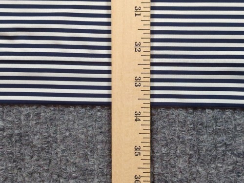 Footjoy Shirt Mens Large Blue White Stripe Short Sleeve Polo Golf Performance - Picture 9 of 10