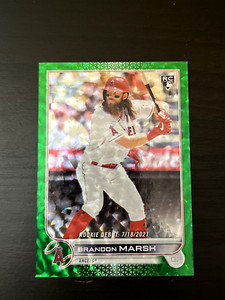 Brandon Marsh 2022 Topps Update Series Green Foil Rookie Debut /499 #US35 RC