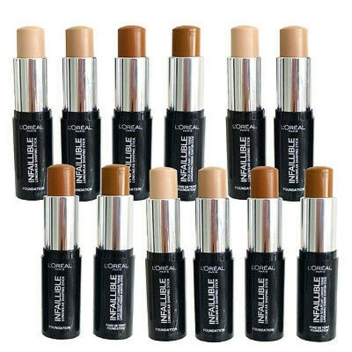 L'Oreal Paris Makeup Infallible Longwear Shaping Stick Foundation, - Picture 1 of 19