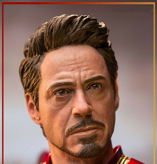 1/6 MAXNUT Tony Stark Head Sculpt Fit 12'' Male HT Man