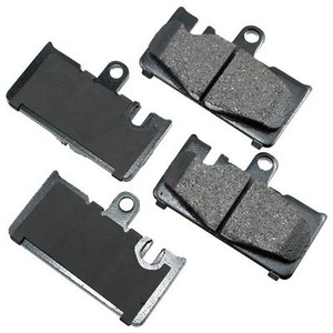 For 2001-2006 Lexus LS430 Hart Brakes Front Rear Semi-Metallic Brake Pads