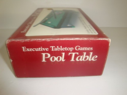Executive Tabletop Games Pool Table Realistic Verstion 8 1/2" x 5" x 2 1/2" Fun! - Picture 7 of 11