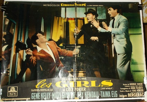 LES GIRLS~Set of 2 1957 ITALIAN Fotobusta POSTERS~Gene Kelly~MITZI GAYNOR~Taina - Bild 2 von 3