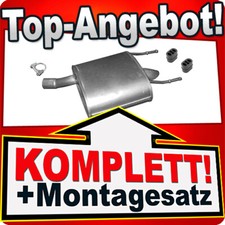 Endschalldämpfer für OPEL INSIGNIA A 1.6i 1.8i 116, 140PS 2008-2017 Auspuff