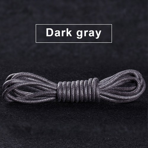 1 Paar Leder Stiefel Schuhe Schnürsenkel Schnur Rund Baumwolle Gewachst Wasserdicht Shoelaces - Bild 21 von 23