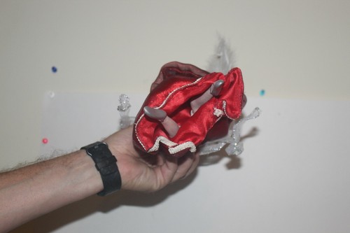 Christmas Angel Tree Topper Feather Wings Porcelain Ballerina  - Picture 8 of 8