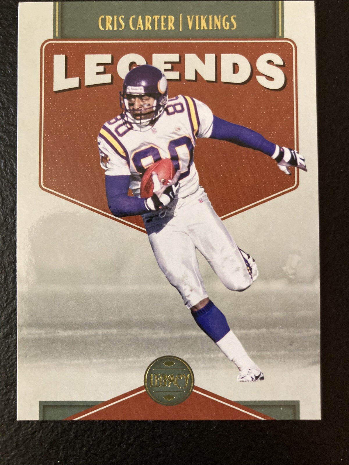 2022 Panini Legacy 8/25 Legends Cris Carter Minnesota Vikings  #109