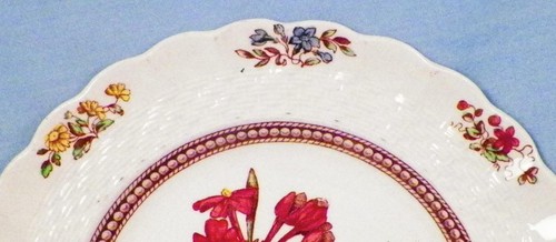 2 Copeland Spode Rosalie Bread & Butter Plates Chelsea Wicker Flowers 51878 - Picture 4 of 6
