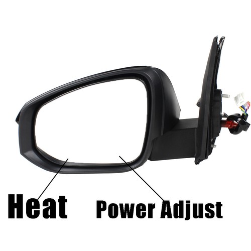 Espejo retrovisor izquierdo+derecho pintado negro 9 pines luz señal para Toyota 4RUNNER 2014-2021 - Imagen 5 de 12