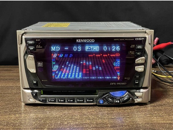 KENWOOD DPX-990MD ヘッドユニット KENWOOD DPX-990MD 2DIN CD MD Deck Player Operation confirmed