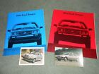 1984 Ford Tempo 24 p. Brochure, 24 p. Catalog & 2 Orig. '84 Postcards 4-4-1 Deal