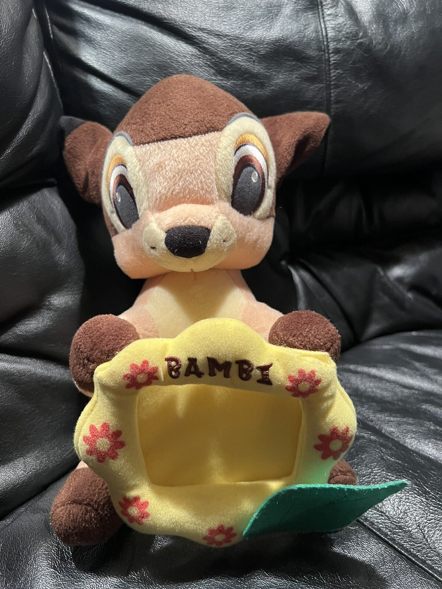 Bambi ぬいぐるみ Disney SEGA Bambi Baby Dear Stuffed Plush Photo Frame Animal Game