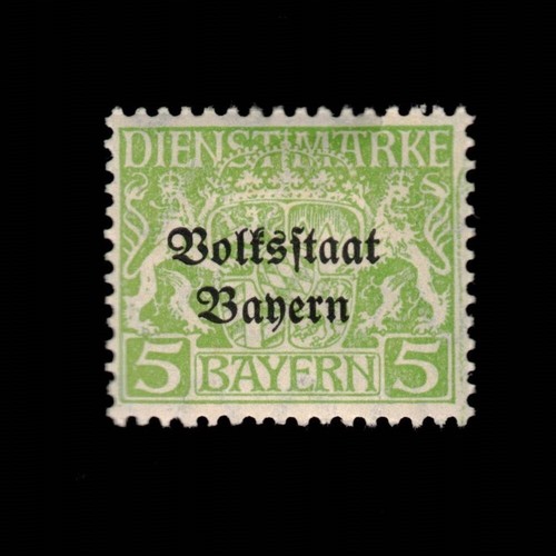 Germany, Bavaria, Scott O21, Official Stamp, 1918, MH, 108049 - Picture 1 of 2