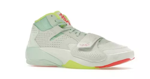 Jordan Zion 2 Barely Green / Flash Crimson / Volt DO9161-367 Sz 13