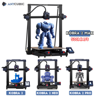 ANYCUBIC FDM 3D Printer Kobra 3 Combo / Kobra 2 Series High Speed Large Size Lot