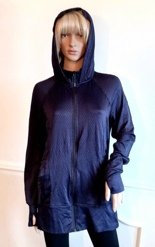 'Mondetta' Womens Sz. M Purple Zip-Up Athletic Moisture Wicking Hoodie - Picture 4 of 6